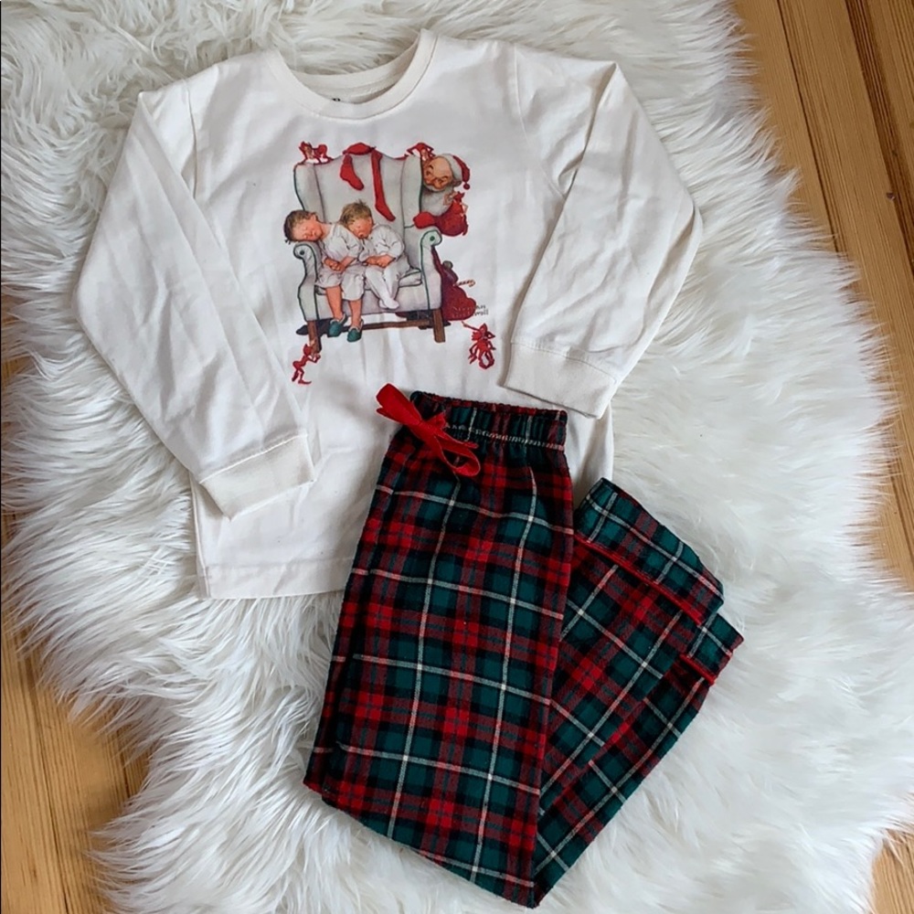 Norman Rockwell Christmas Pajamas 5T